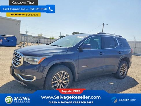 Used 2019 GMC Acadia SLE w/ Driver Alert Package I AWD/4WD image 1