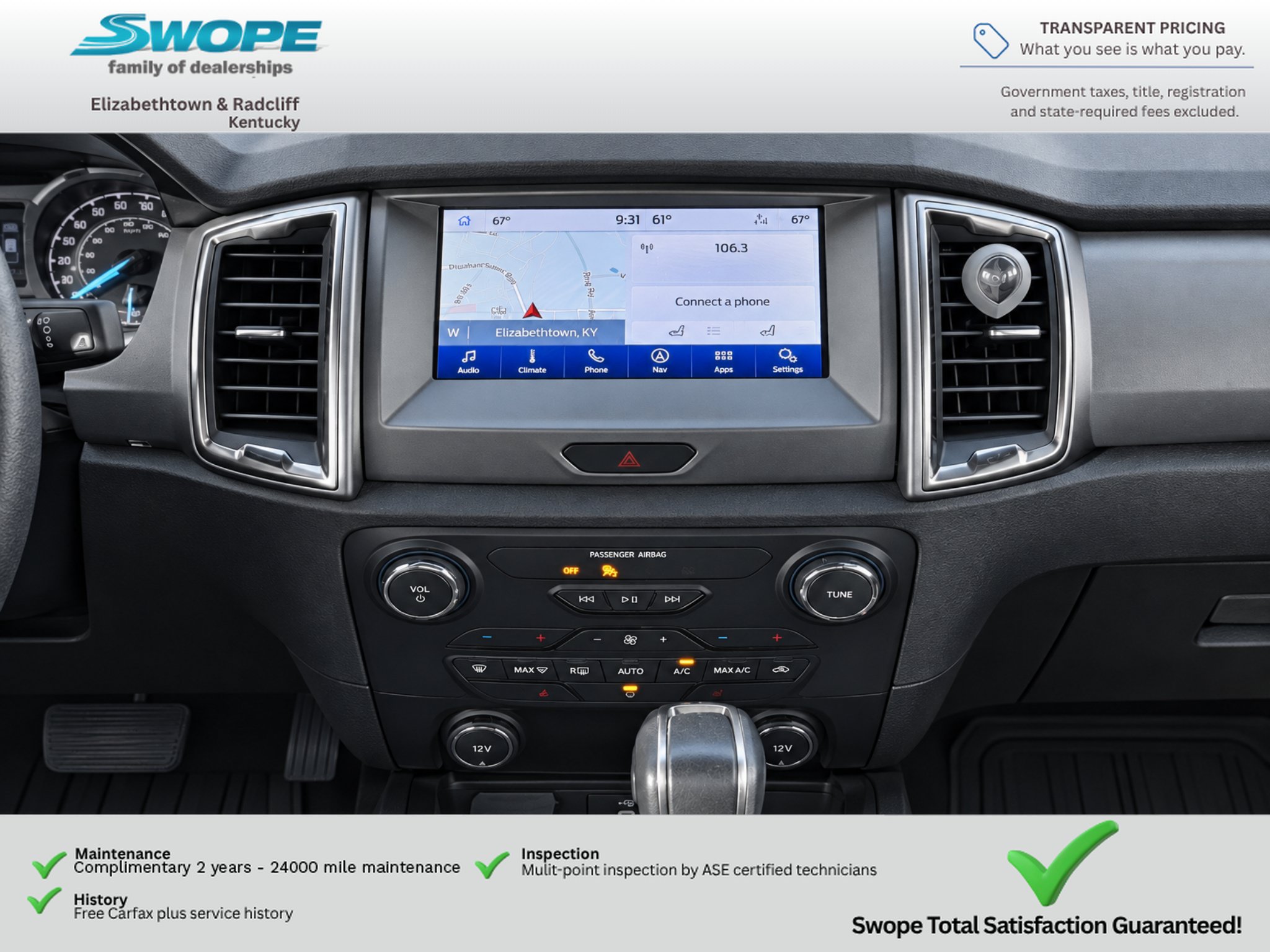 Used 2019 Ford Ranger XLT w/ Equipment Group 302A Luxury RWD image 16