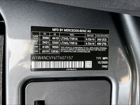 New 2026 Mercedes-Benz Sprinter 2500 image 16