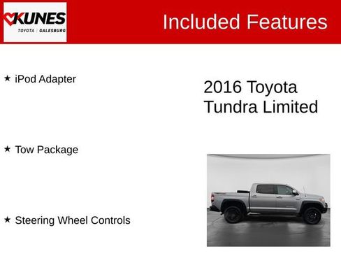 Used 2016 Toyota Tundra Limited w/ TRD Off Road Package AWD/4WD image 3