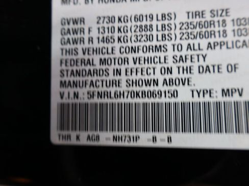 Used 2019 Honda Odyssey EX-L image 13