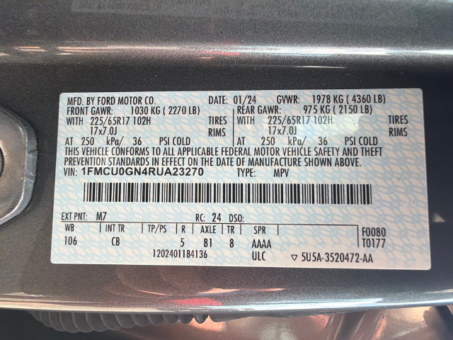 Used 2024 Ford Escape Active w/ Tech Pack #1 FWD image 31