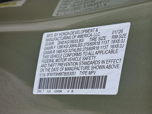 New 2026 Honda Passport TrailSport Elite image 24