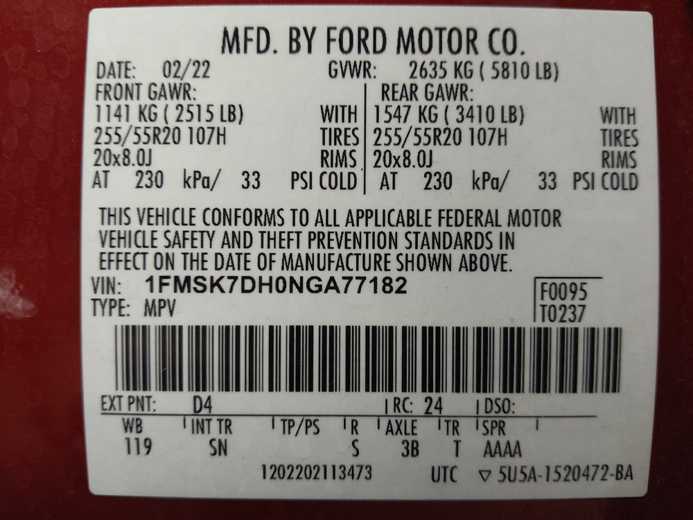 Used 2022 Ford Explorer XLT w/ Equipment Group 202A RWD image 33