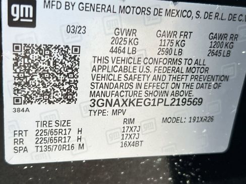 Certified 2023 Chevrolet Equinox LT image 19