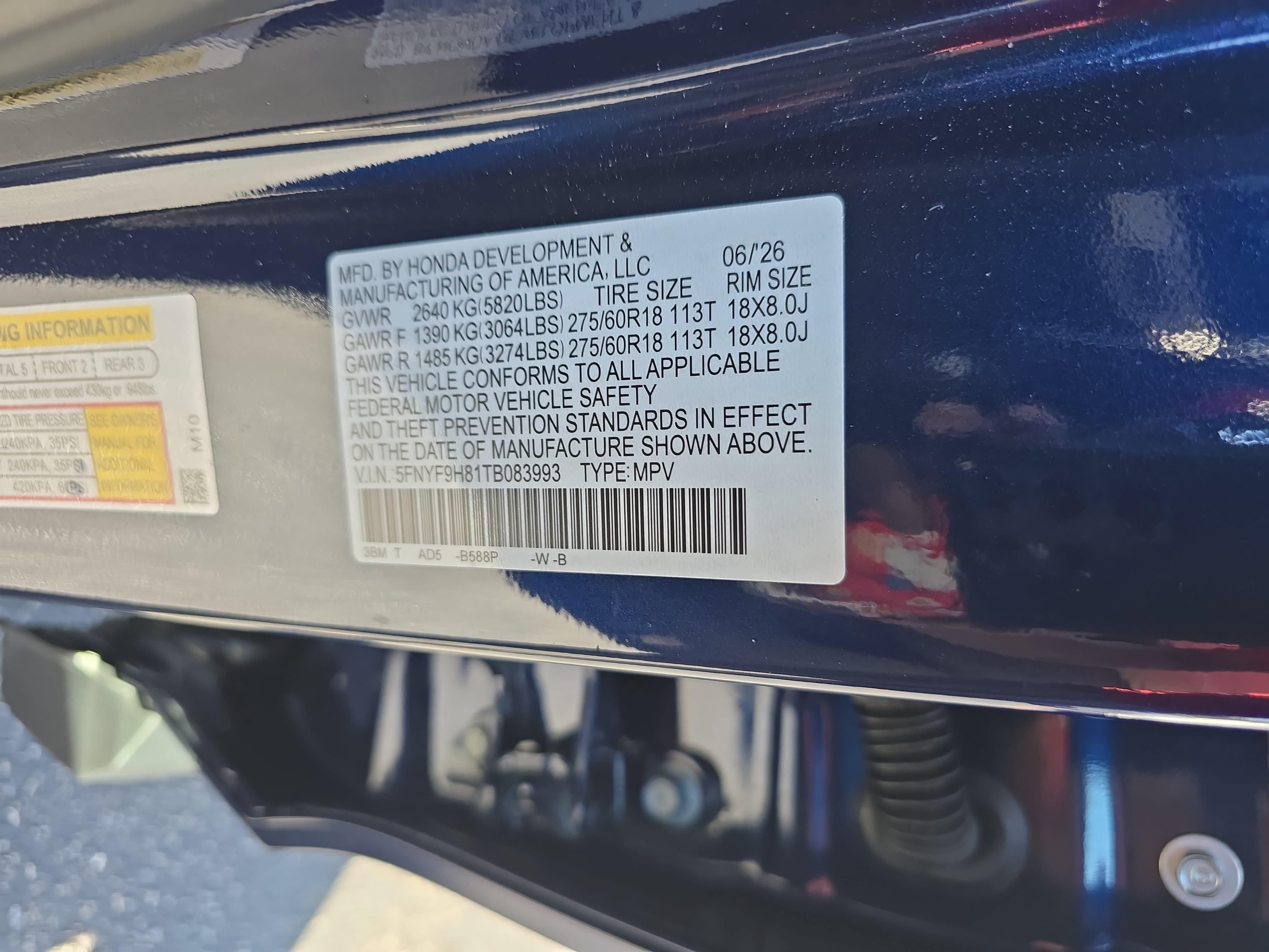 Used 2026 Honda Passport TrailSport Elite image 35