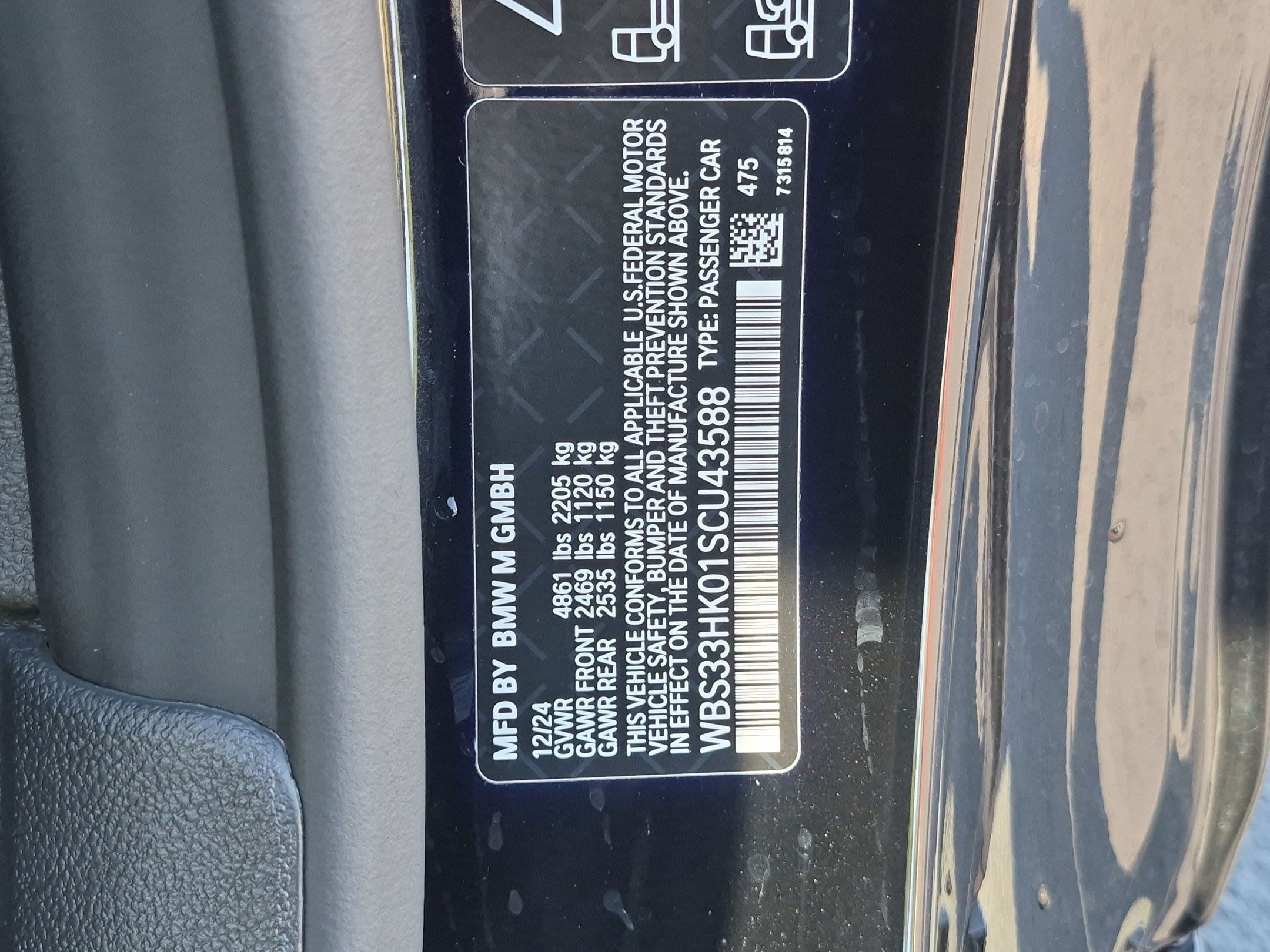 Used 2025 BMW M4 xDrive Competition w/ Parking Assistance Package AWD/4WD image 32