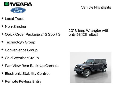 Used 2018 Jeep Wrangler Unlimited Sport S image 8