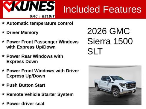 New 2026 GMC Sierra 1500 SLT w/ SLT Premium Package AWD/4WD image 3