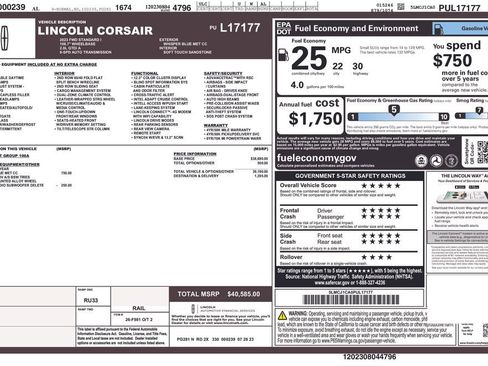 Used 2023 Lincoln Corsair FWD image 27