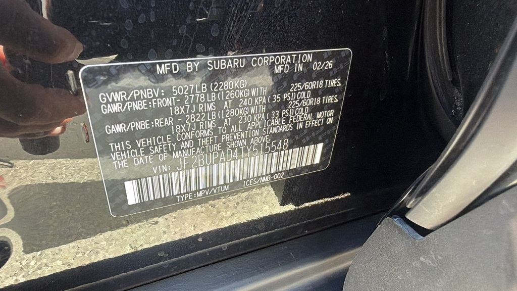 Certified 2026 Subaru Outback Premium AWD/4WD image 30