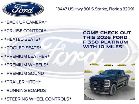 New 2026 Ford F350 Platinum image 10