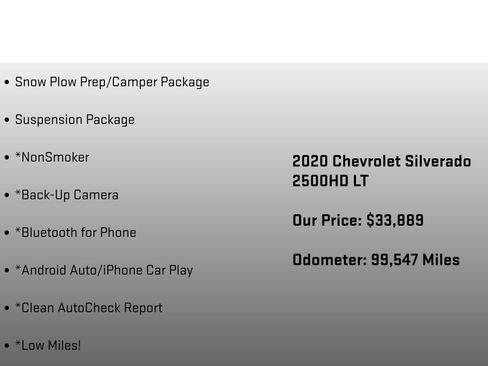 Used 2020 Chevrolet Silverado 2500 LT AWD/4WD image 6