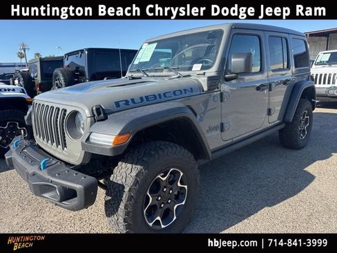 Used 2023 Jeep Wrangler Unlimited Rubicon 4xe w/ Steel Bumper Group AWD/4WD image 1