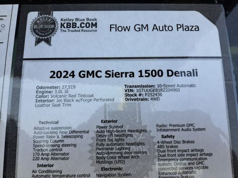 Used 2024 GMC Sierra 1500 Denali w/ Denali Reserve Package AWD/4WD image 35