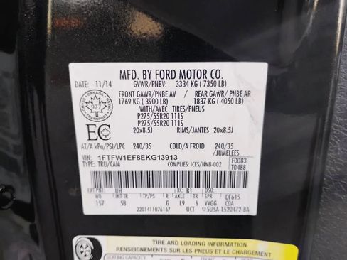 Used 2014 Ford F150 FX4 w/ Equipment Group 402A Luxury image 25