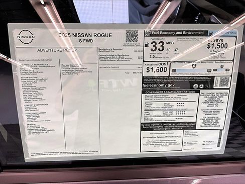New 2025 Nissan Rogue S image 74
