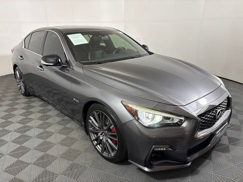 Used 2018 INFINITI Q50 Red Sport 400 w/ Sensory Package (Sport) RWD image 4