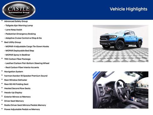 Used 2022 RAM 1500 TRX w/ TRX Level 2 Equipment Group AWD/4WD image 10