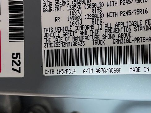 Certified 2021 Toyota Tacoma SR5 AWD/4WD image 27