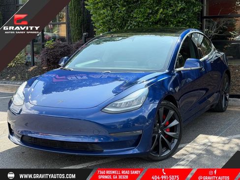 Used 2020 Tesla Model 3 Performance AWD/4WD image 1