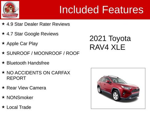 Used 2021 Toyota RAV4 XLE w/ Convenience Package FWD image 4