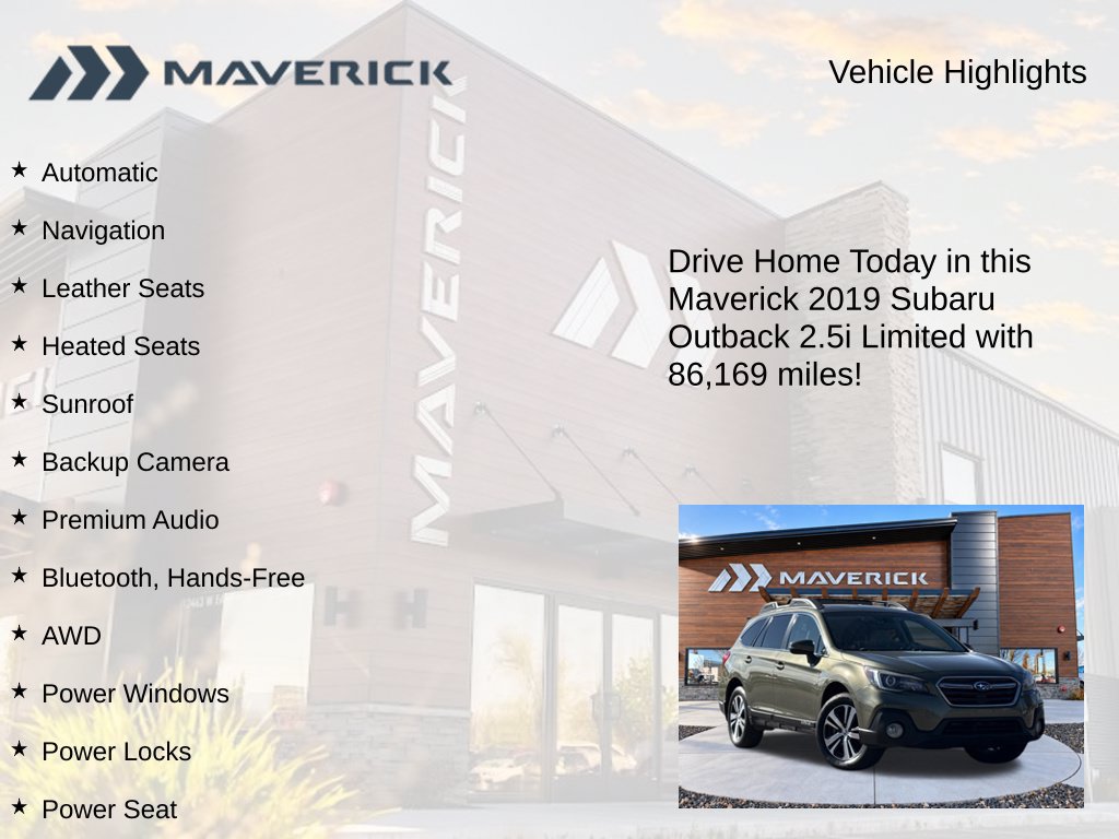 Used 2019 Subaru Outback 2.5i Limited AWD/4WD image 5