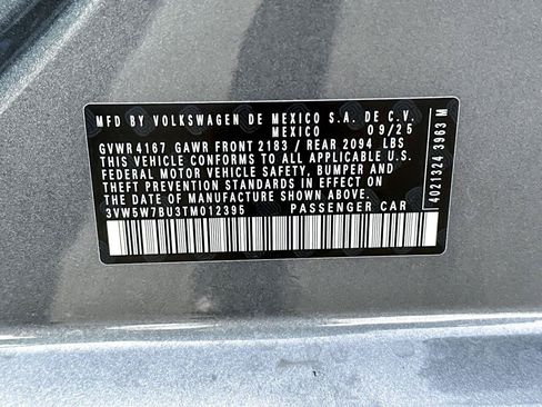 New 2026 Volkswagen Jetta S FWD image 23