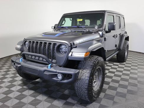 Used 2022 Jeep Wrangler Unlimited Rubicon 4xe w/ Steel Bumper Group AWD/4WD image 1