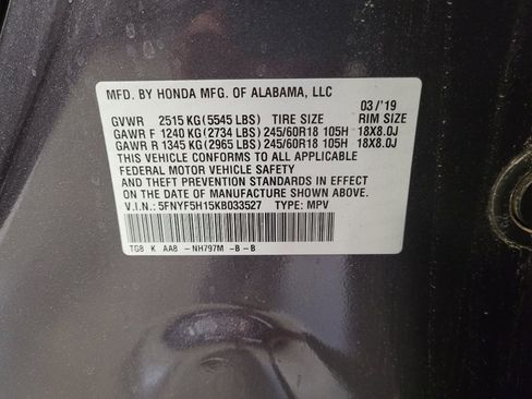 Used 2019 Honda Pilot LX image 33