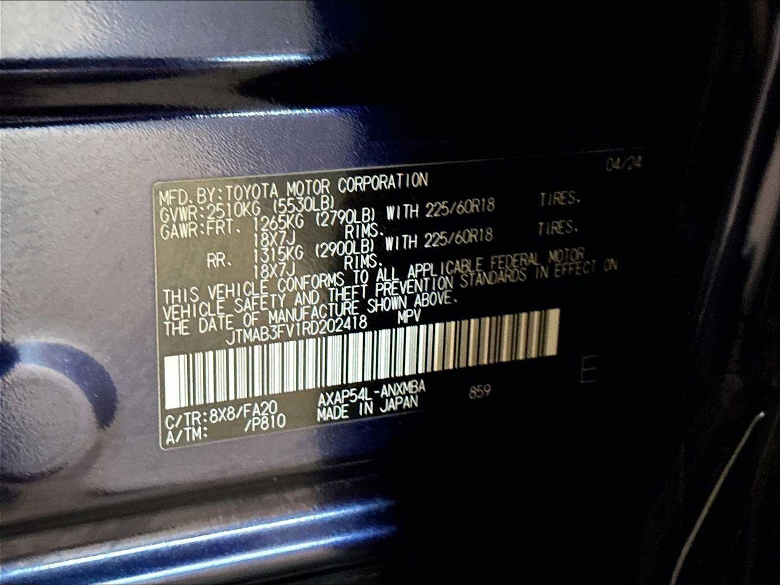 Used 2024 Toyota RAV4 SE w/ Weather & Moonroof Package AWD/4WD image 36