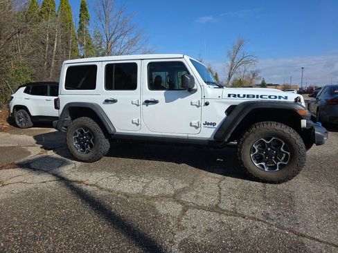 Used 2022 Jeep Wrangler Unlimited Rubicon 4xe w/ Cold Weather Group image 4