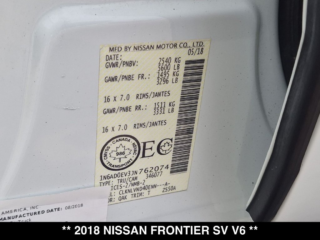 Used 2018 Nissan Frontier PRO-4X AWD/4WD image 29