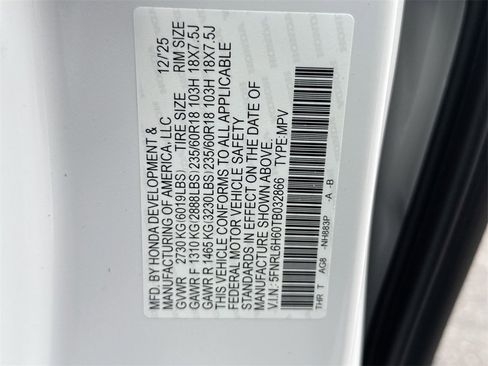 New 2026 Honda Odyssey EX-L image 27