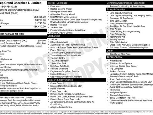 Used 2023 Jeep Grand Cherokee L Limited AWD/4WD image 3
