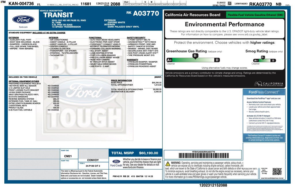 Used 2024 Ford Transit 350 XL RWD image 40