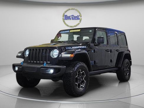 Used 2023 Jeep Wrangler Unlimited Rubicon 4xe w/ Steel Bumper Group AWD/4WD image 1