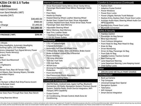 New 2026 MAZDA CX-50 Meridian Edition w/ Weather Package AWD/4WD image 10