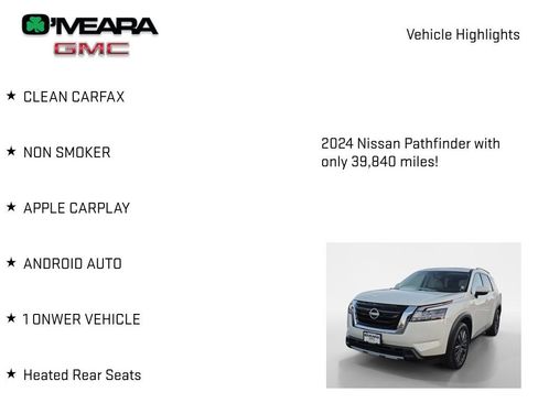 Used 2024 Nissan Pathfinder SL w/ SL Premium Package image 7