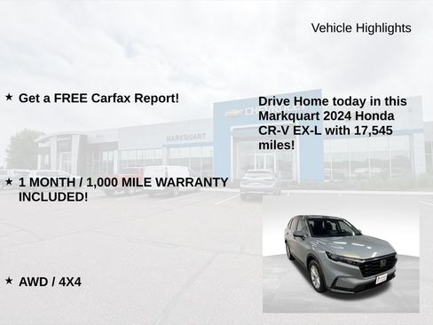 Used 2024 Honda CR-V EX-L image 8