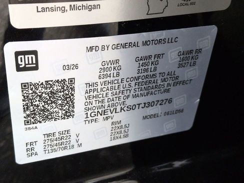 New 2026 Chevrolet Traverse RS w/ LPO, Floor Liner Package AWD/4WD image 33