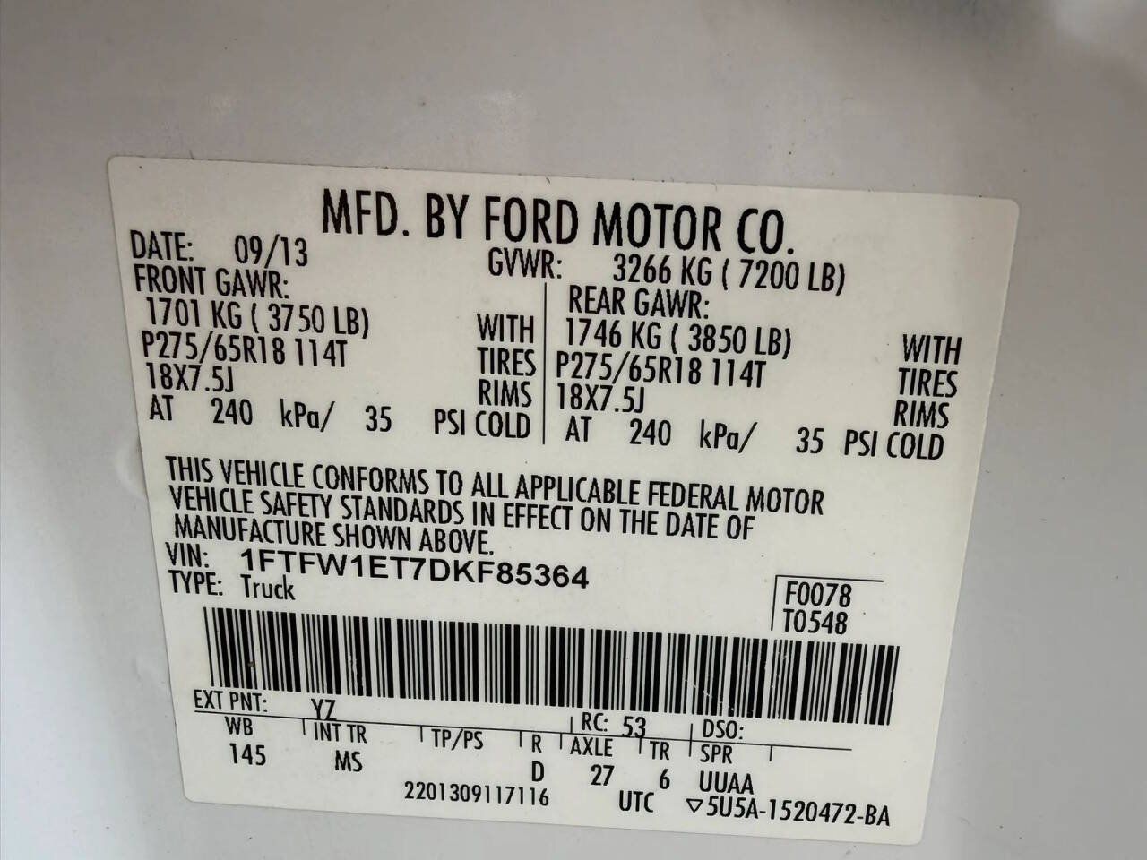 Used 2013 Ford F150 XLT w/ XLT Chrome Pkg AWD/4WD image 20