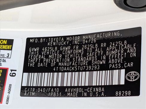 New 2026 Toyota Camry LE FWD image 17