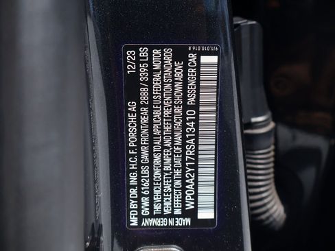 Certified 2024 Porsche Taycan RWD image 27