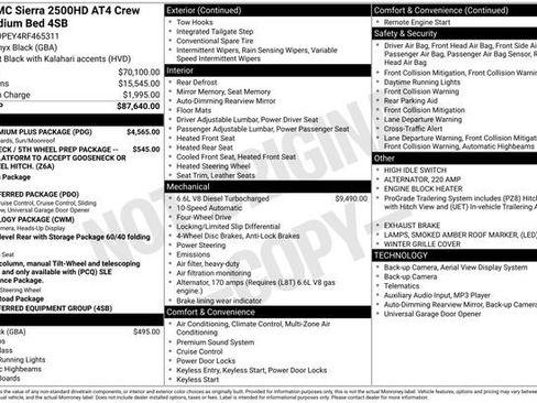 Used 2024 GMC Sierra 2500 AT4 w/ AT4 Premium Plus Package AWD/4WD image 53