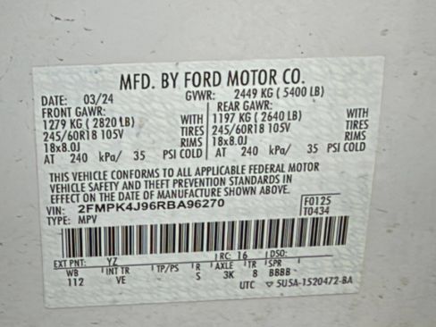 Used 2024 Ford Edge SEL AWD/4WD image 29