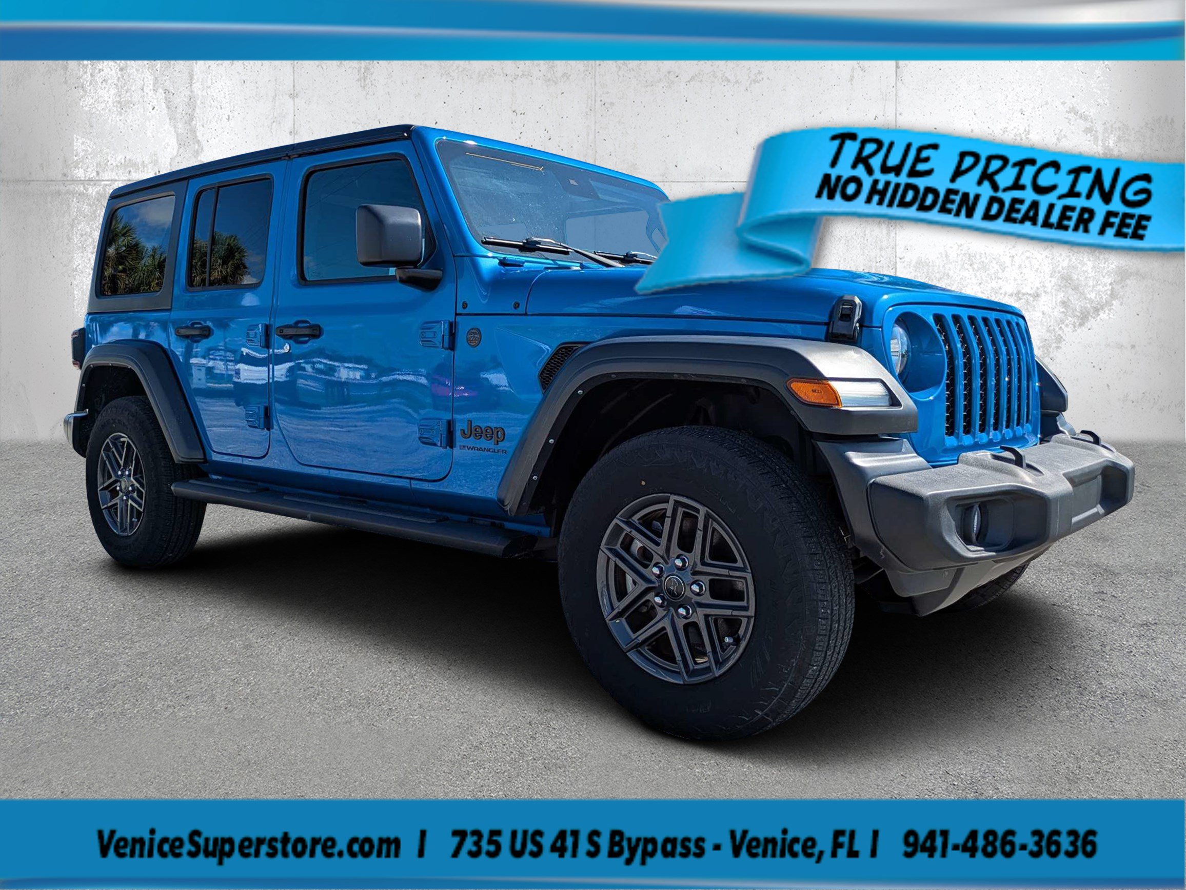 Used 2024 Jeep Wrangler Unlimited Sport AWD/4WD image 1
