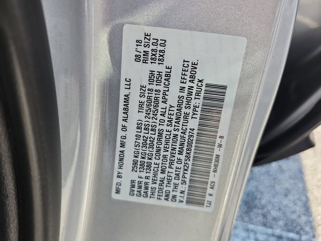 Used 2019 Honda Ridgeline RTL image 36