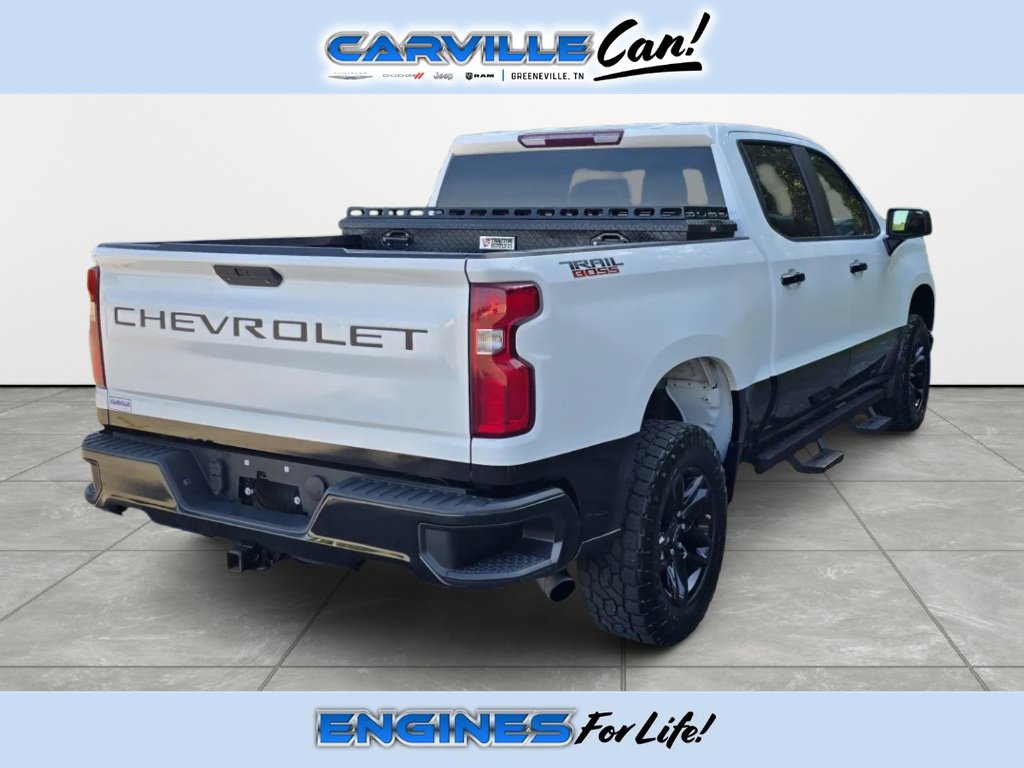 Used 2021 Chevrolet Silverado 1500 Custom Trail Boss w/ LPO, Dark Essentials Package AWD/4WD image 4