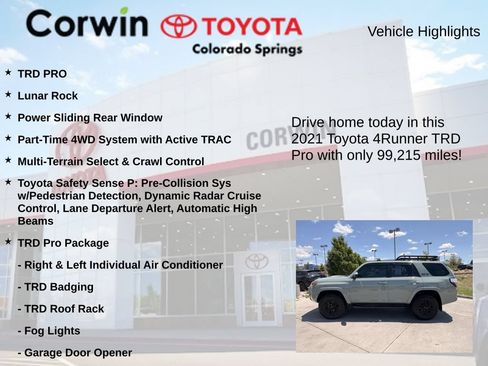 Used 2021 Toyota 4Runner TRD Pro AWD/4WD image 6
